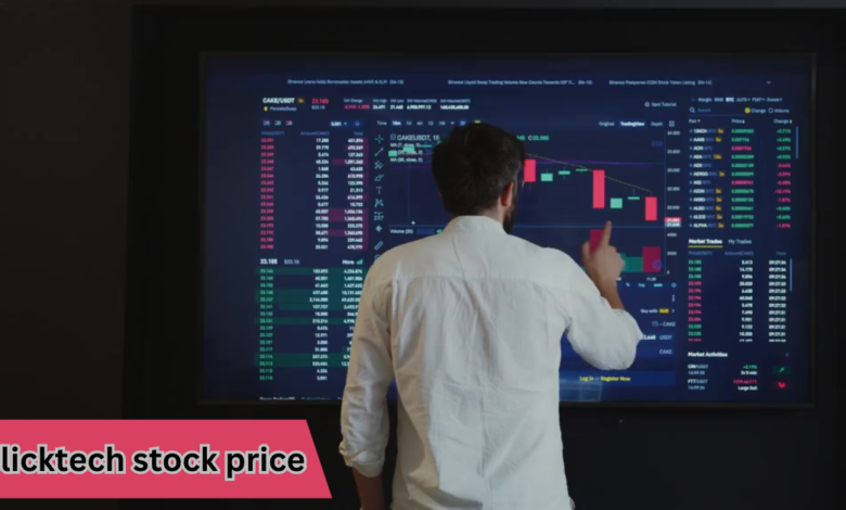 eclicktech stock price